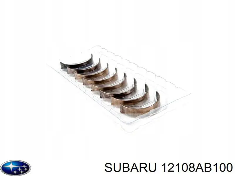12108AB100 Subaru Folhas inseridas de cambota de biela, kit, padrão (STD)