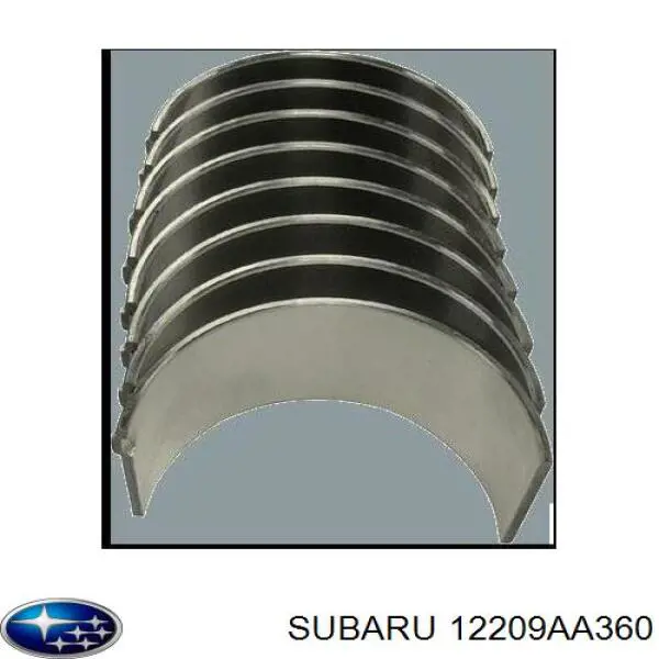 Folhas inseridas principais de cambota, kit, padrão (STD) Subaru 12209AA360 preço, a partir de 67,39 USD