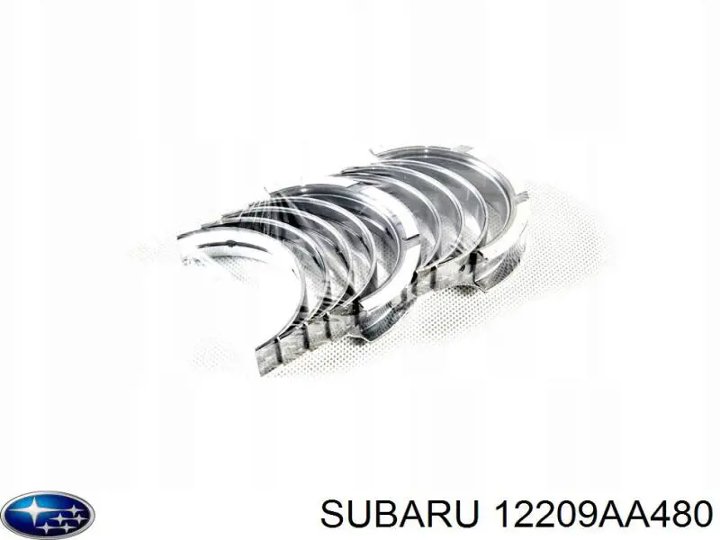 12209AA480 Subaru Folhas inseridas principais de cambota, kit, padrão (STD)