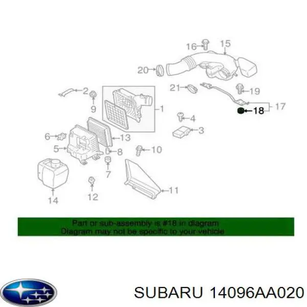  Subaru 14096AA020 preço, a partir de 4,52 USD
