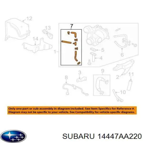 14447AA220 Subaru 