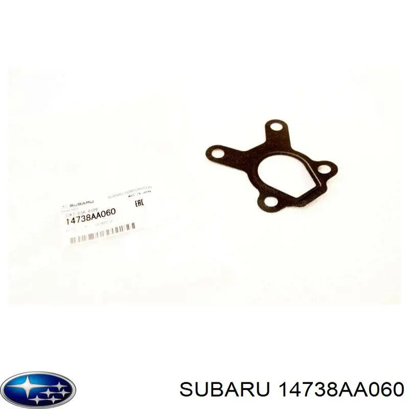 14738AA060 Subaru Vedante de válvula EGR de recirculação