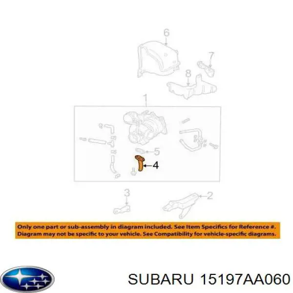  Subaru 15197AA060 preço, a partir de  