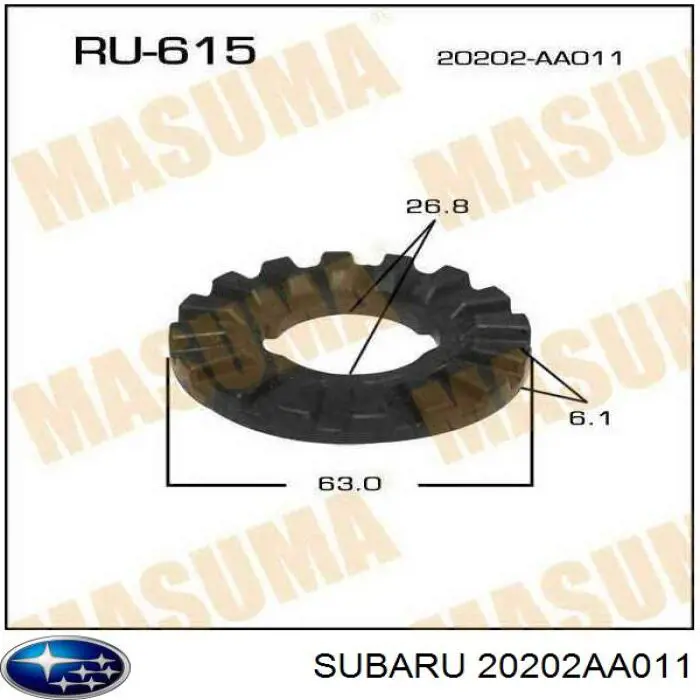  Subaru 20202AA010 preço, a partir de 7,55 USD