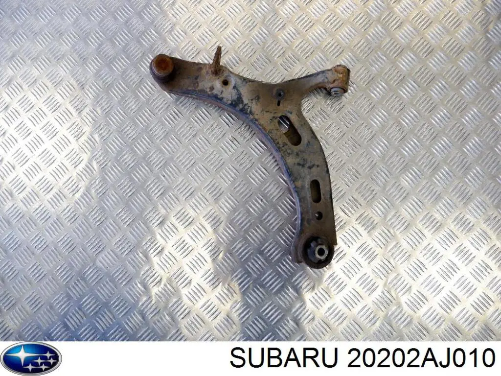 20202AJ010 Subaru Braço oscilante inferior esquerdo de suspensão dianteira