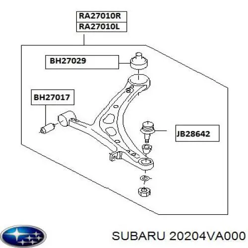 20204VA000 Subaru 