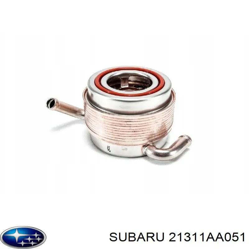 21311AA051 Subaru Radiador de óleo (frigorífico), debaixo de filtro