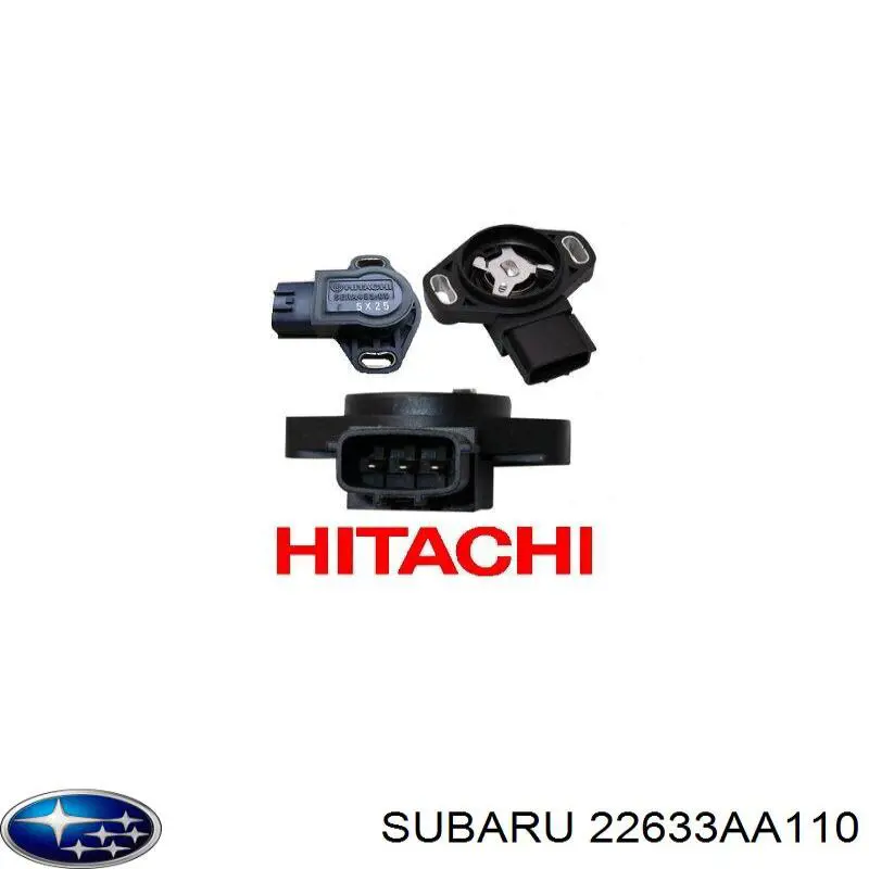 Sensor de posição da válvula de borboleta (potenciômetro) Subaru 22633AA110 preço, a partir de 62,52 USD