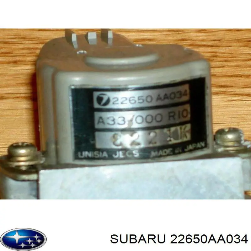 Válvula (regulador) de marcha a vácuo Subaru Legacy II BD, BG