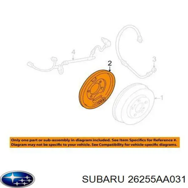 26255AA031 Subaru 