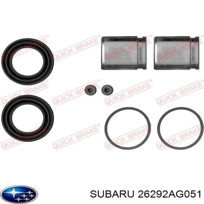 26292AG051 Subaru Suporte do freio dianteiro esquerdo
