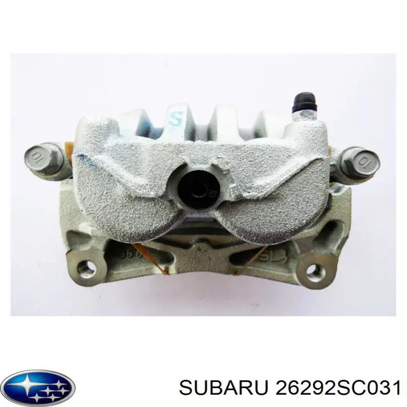 26292SC031 Subaru Suporte do freio dianteiro esquerdo