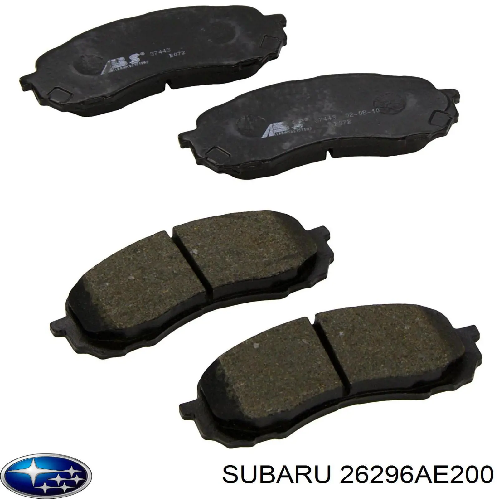 26296AE200 Subaru Sapatas do freio dianteiras de disco