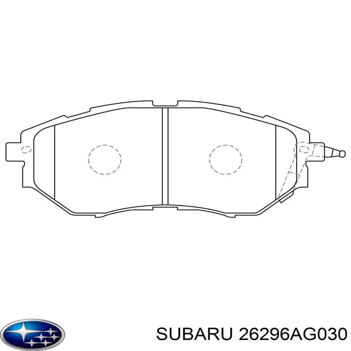 Sapatas do freio dianteiras de disco Subaru 26296AG030 preço, a partir de 43,12 USD
