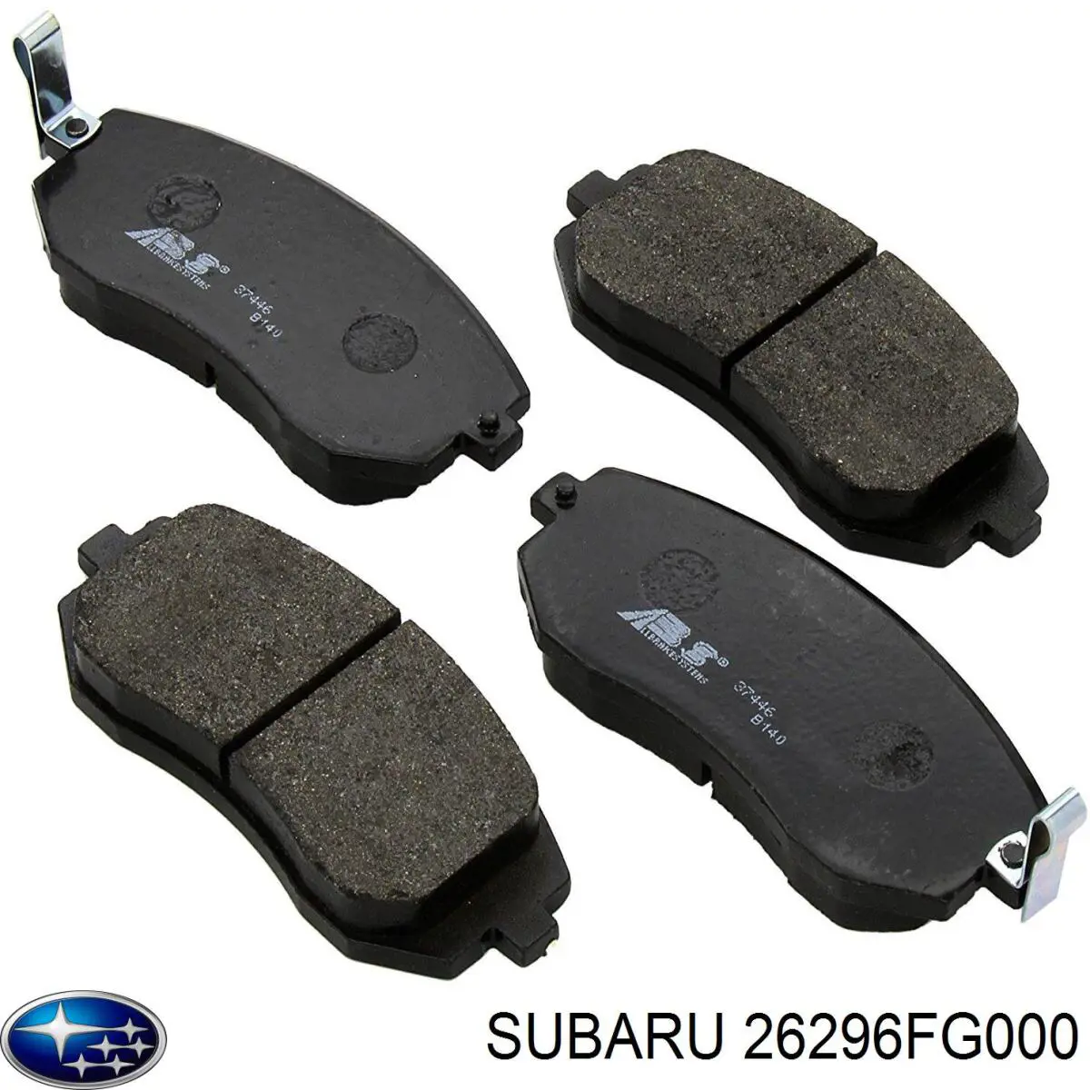 26296FG000 Subaru Sapatas do freio dianteiras de disco