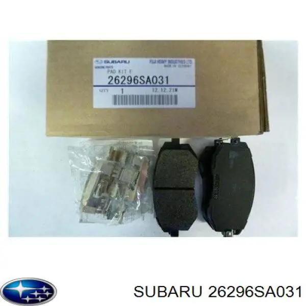26296SA031 Subaru Sapatas do freio dianteiras de disco