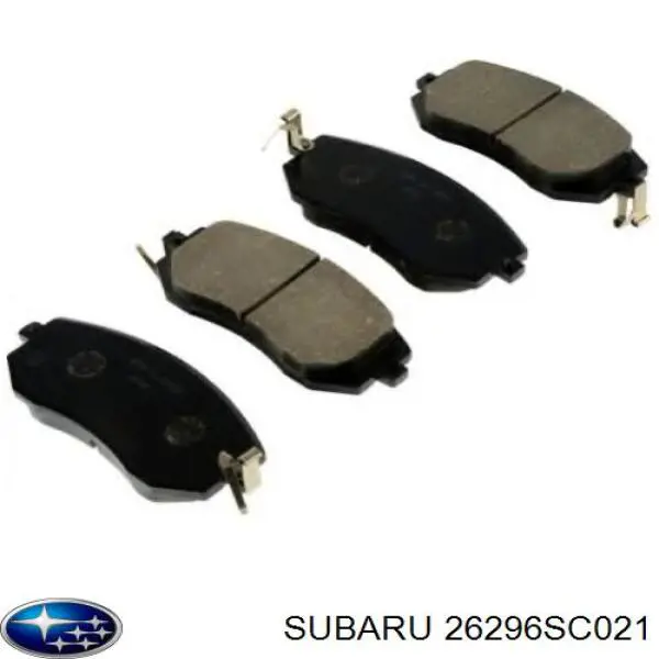 Compre 26296SC021 Subaru Sapatas do freio dianteiras de disco