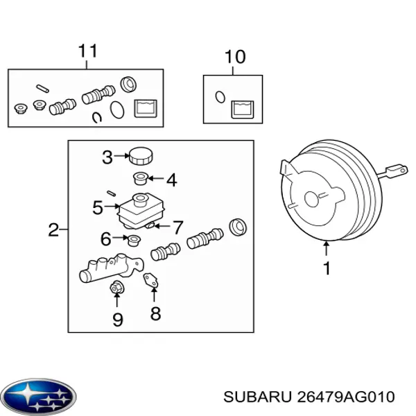 26479AG010 Subaru 