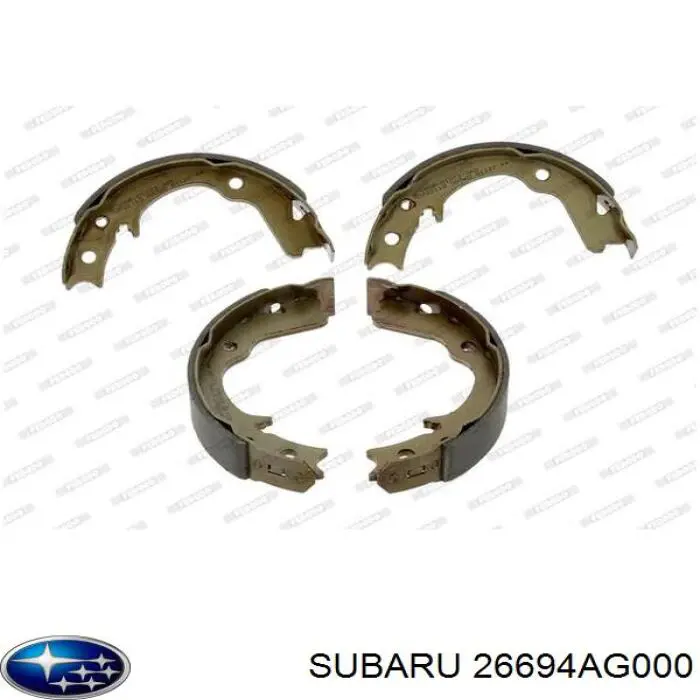 Compre 26694AG000 Subaru Sapatas do freio de estacionamento