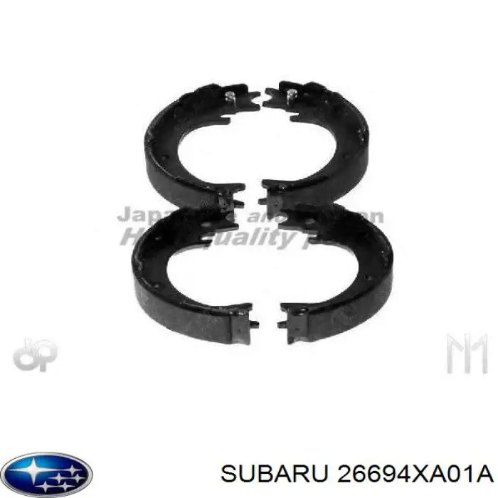 Sapatas do freio de estacionamento Subaru 26694XA01A preço, a partir de 59,96 USD