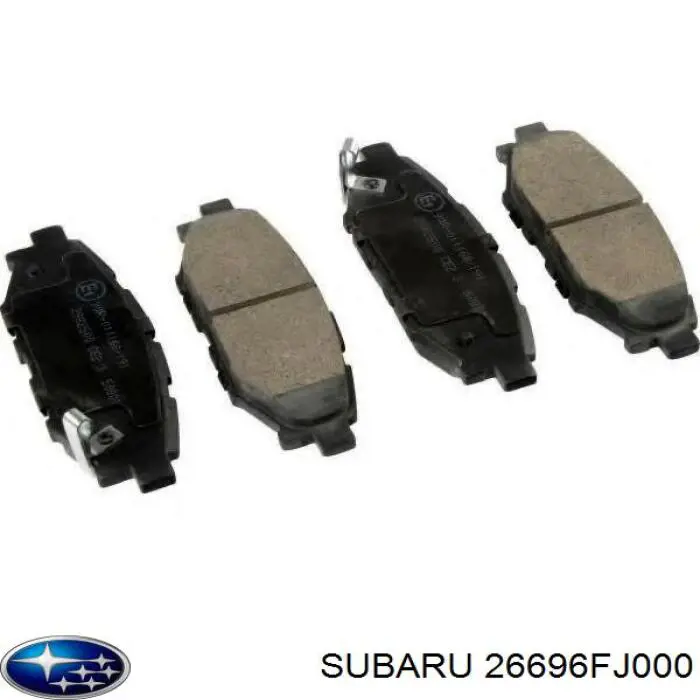 Sapatas do freio traseiras de disco Subaru 26696FJ000 preço, a partir de 28,45 USD