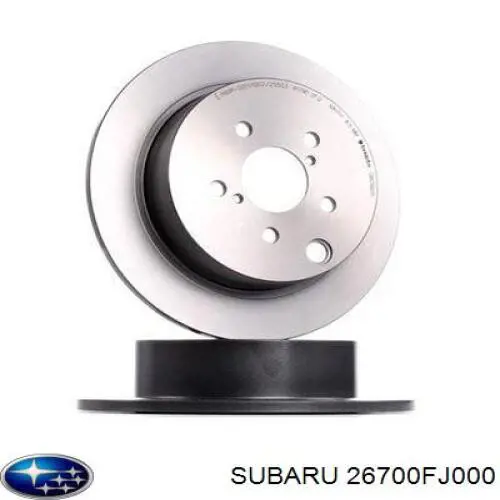 Disco do freio traseiro Subaru 26700FJ000 preço, a partir de 69,81 USD