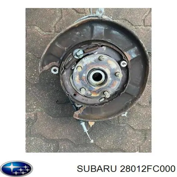 28012FC020 Subaru Pino moente (extremidade do eixo) dianteiro direito