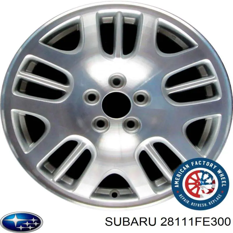  Discos de roda de aleação ligeira (de aleação ligeira, de titânio) Subaru Impreza II sedan (GD) (1999 - 2009) II