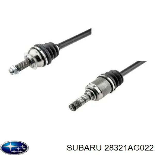 Semieixo (acionador) dianteiro FU032 HDK