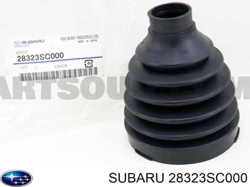 28323SC000 Subaru Bota de proteção interna de junta homocinética do semieixo dianteiro