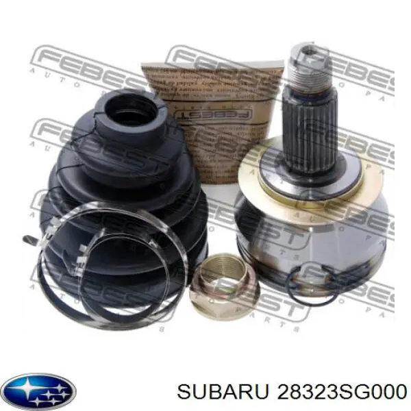 28323SG000 Subaru Bota de proteção externa de junta homocinética do semieixo dianteiro