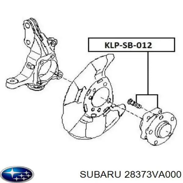 28373VA000 Subaru Cubo dianteiro