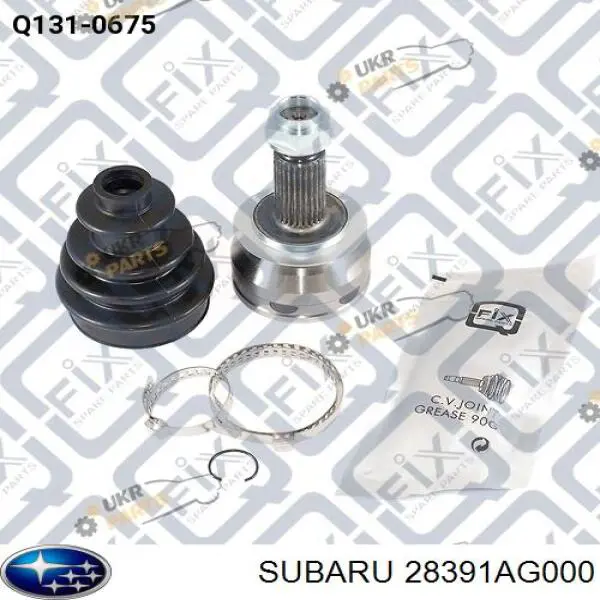 Junta homocinética externa dianteira Subaru 28391AG022 preço, a partir de 63,10 USD