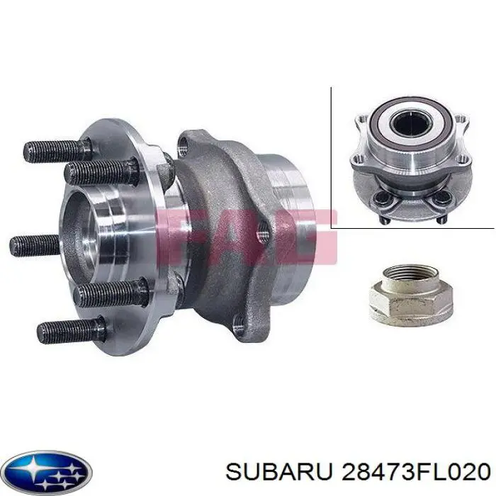 Cubo traseiro Subaru 28473FL020 preço, a partir de 82,84 USD