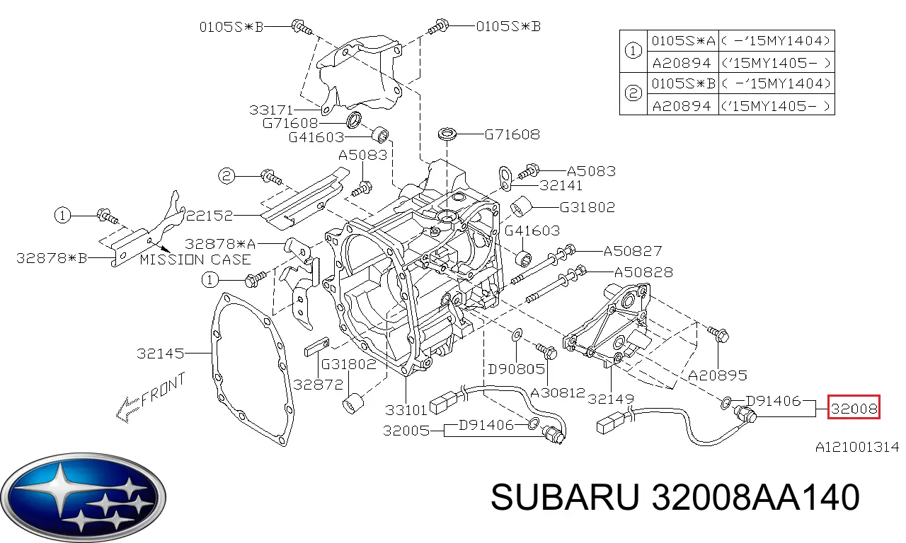 Sensor de ativação das luzes de marcha à ré Subaru 32008AA140 preço, a partir de 61,91 USD