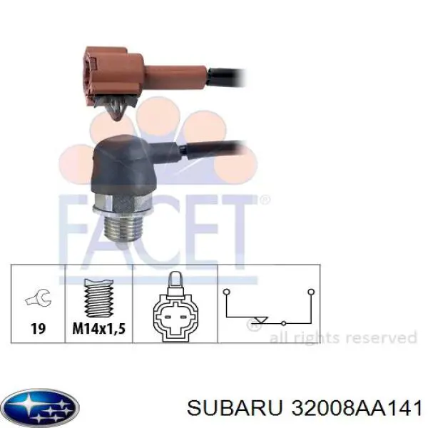Sensor de ativação das luzes de marcha à ré Subaru 32008AA141 preço, a partir de 61,91 USD