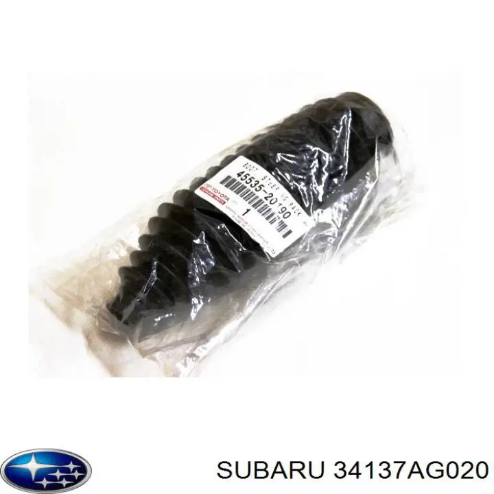 Compre 34137AG020 Subaru Bota de proteção do mecanismo de direção (de cremalheira)