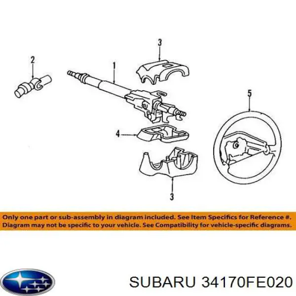 34170FE020 Subaru 