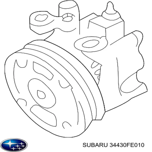 34430FE010 Subaru Bomba da Direção hidrâulica assistida