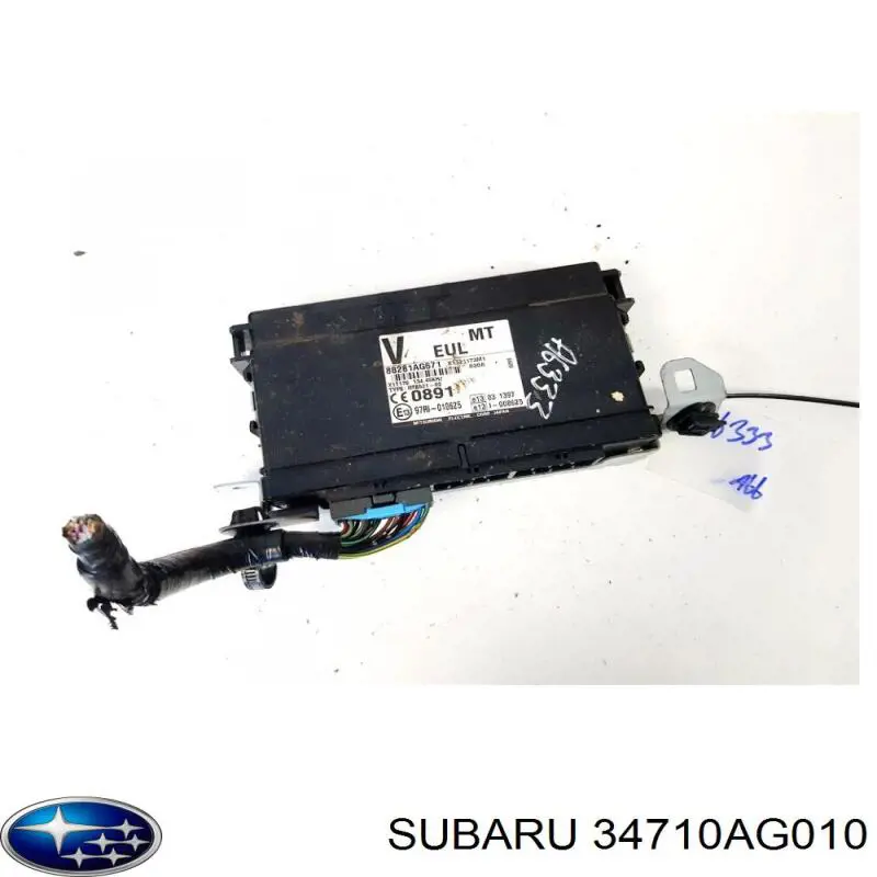 Compre 34710AG010 Subaru Unidade de controlo de reforçador elétrico do volante