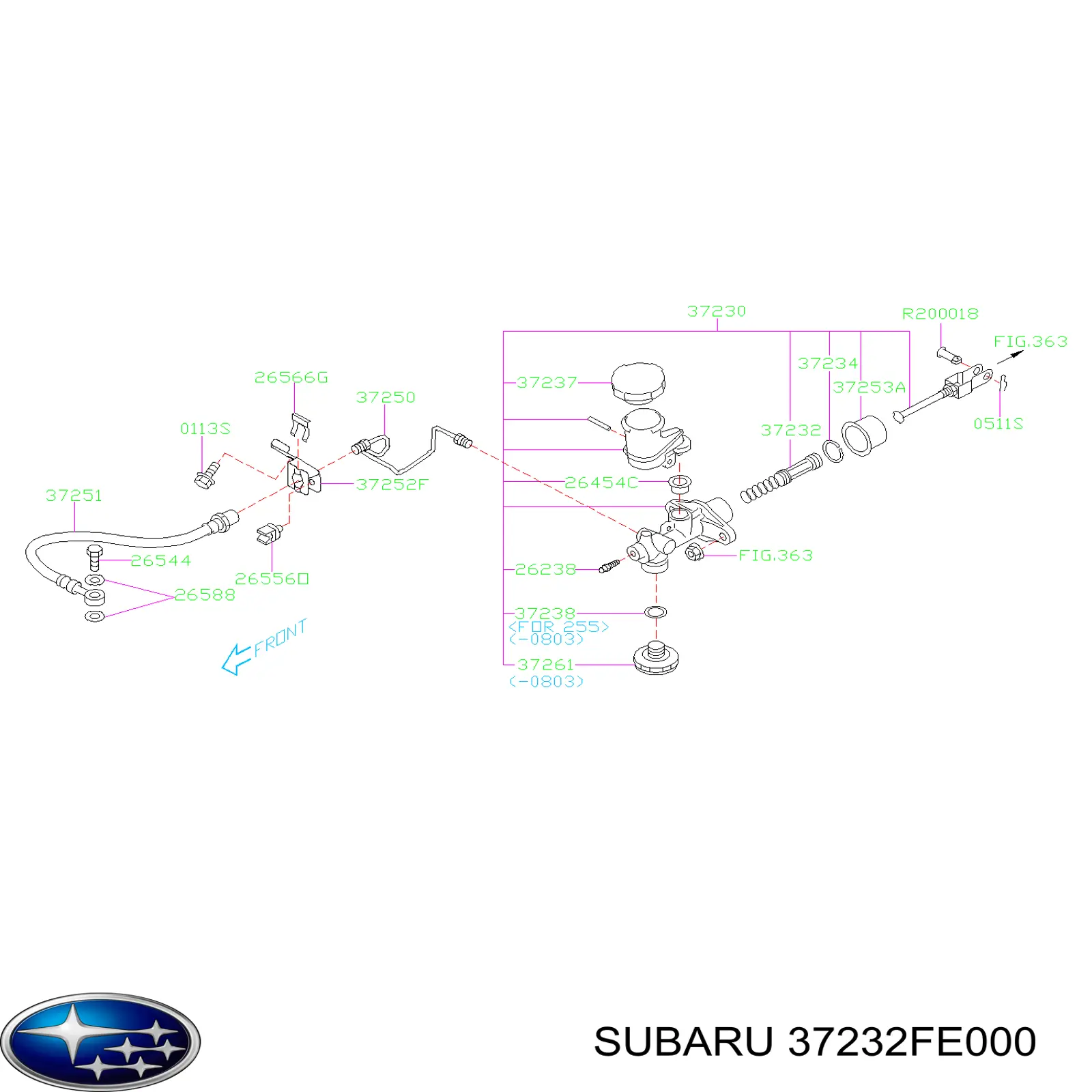  Subaru 37232FE000 preço, a partir de 59,15 USD