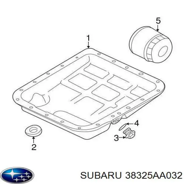 Filtro da Caixa Automática de Mudança Subaru 38325AA032 preço, a partir de 10,50 USD