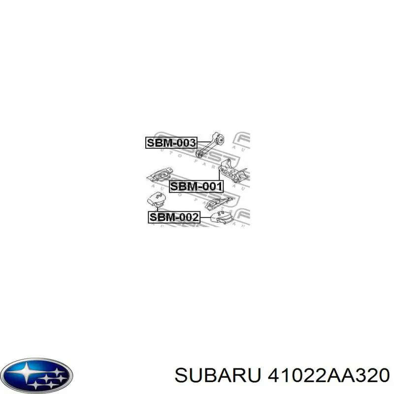 Coxim de transmissão (suporte da caixa de mudança) para Subaru Legacy I BC