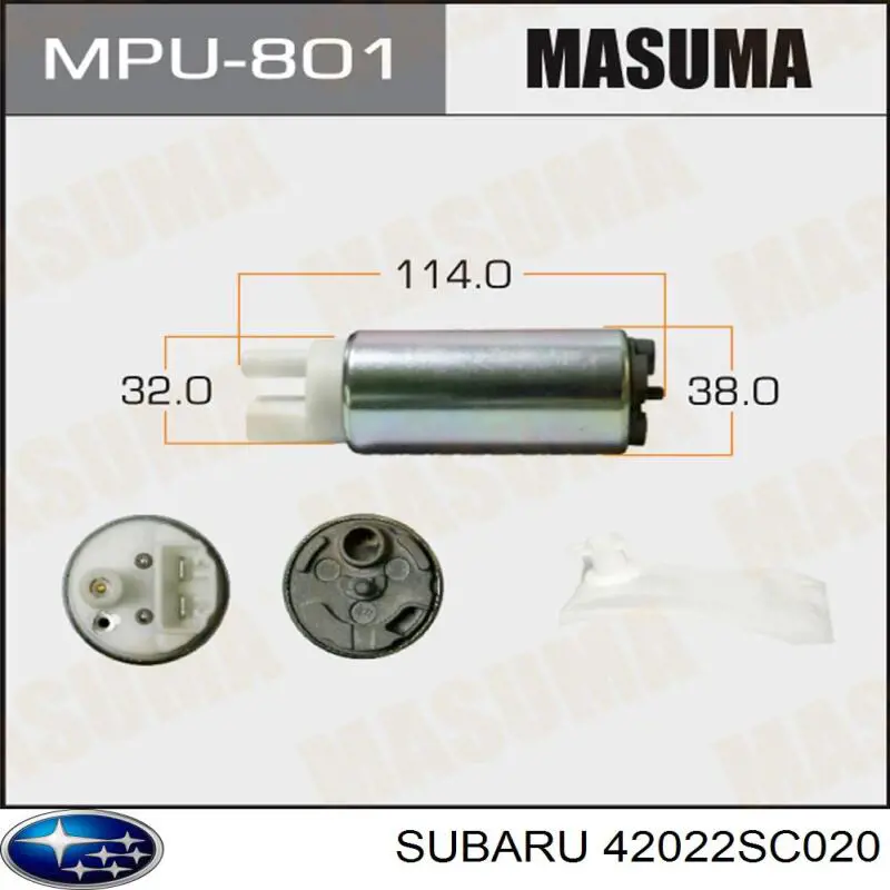 Módulo de bomba de combustível com sensor do nível de combustível Subaru 42022SC020 preço, a partir de 6,81 USD