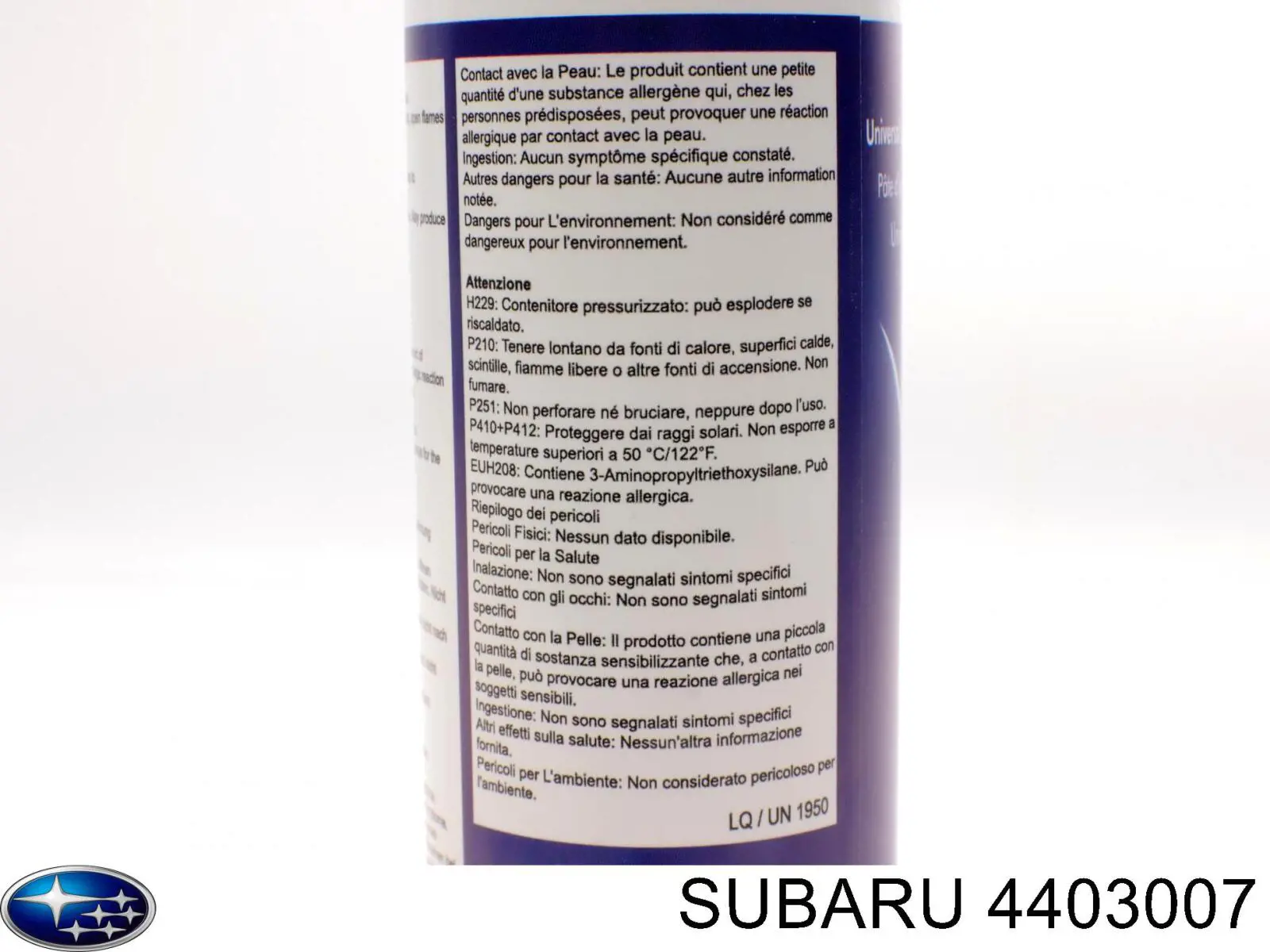 Selante para motores termorresistente Subaru 4403007 preço, a partir de 15,71 USD
