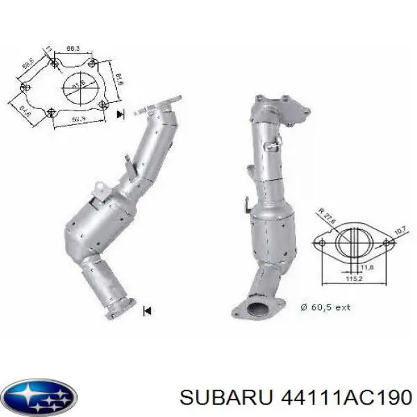 44111AC190 Subaru 