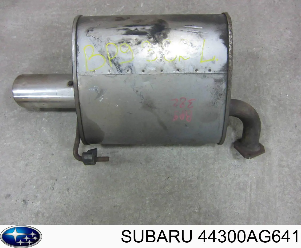 Silenciador, parte traseira Subaru 44300SC100 preço, a partir de 73,89 USD