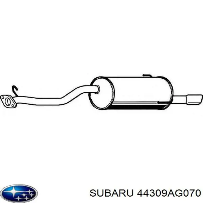 Compre ED46225 Edex Silenciador, parte traseira