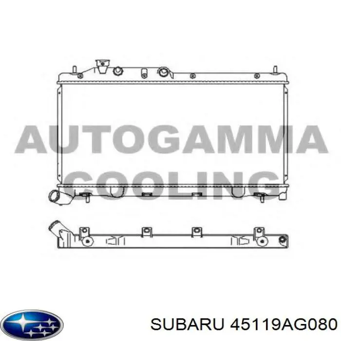 Compre 45119AG080 Subaru Radiador de esfriamento de motor