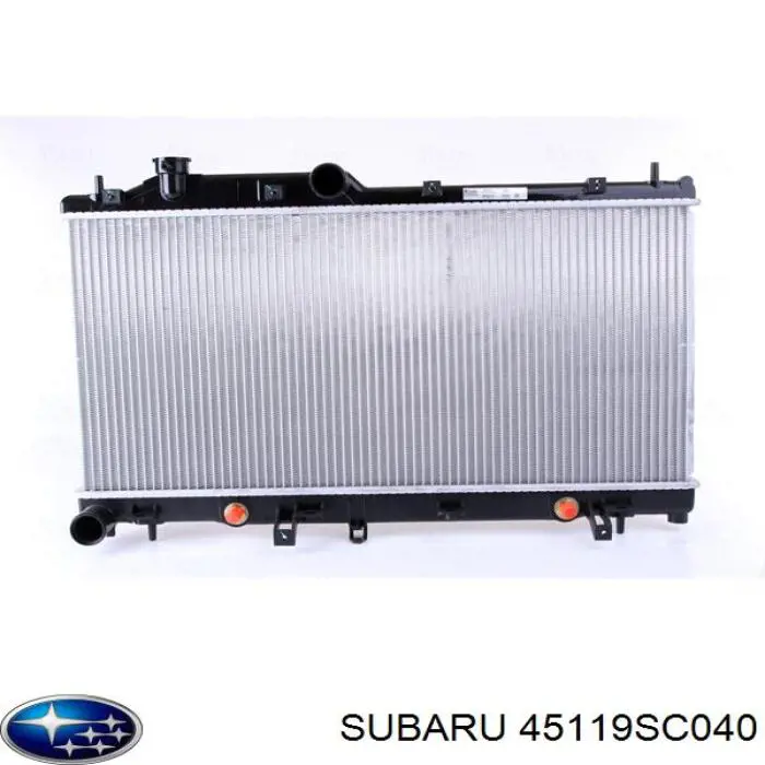 45119SC040 Subaru Radiador de esfriamento de motor